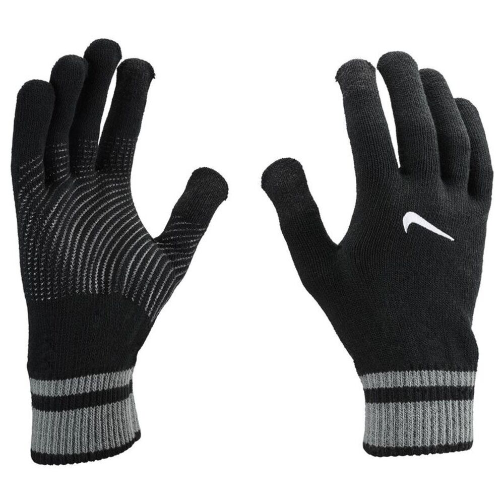 Nike Mens Gripped Knitted Gloves / Black